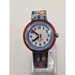 The Flik Flak "Mary Go Around" Ref. FPNP031 Children's Watch. New Battery